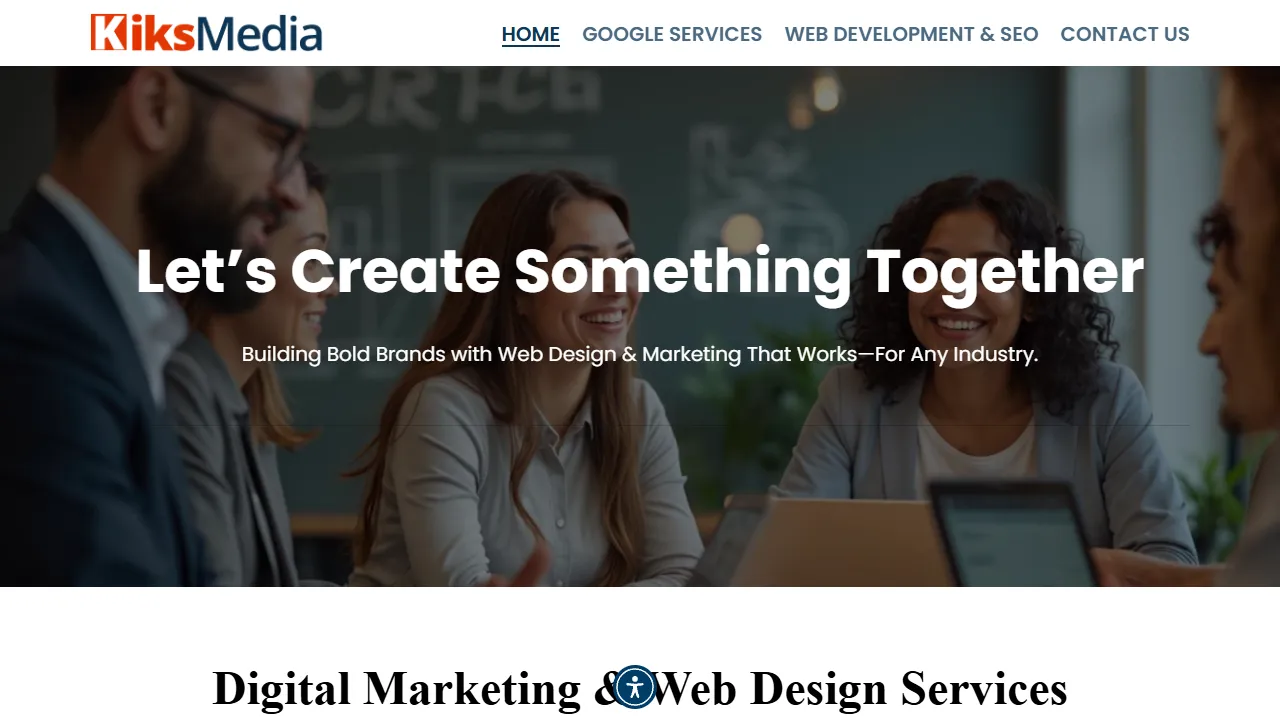 Screenshot of KiksMedia