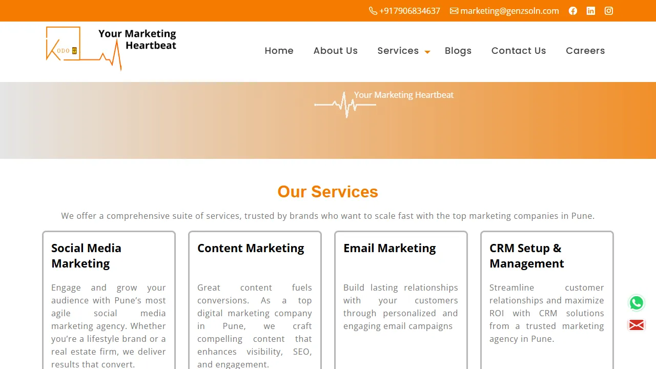 Screenshot of Kodo Kompany