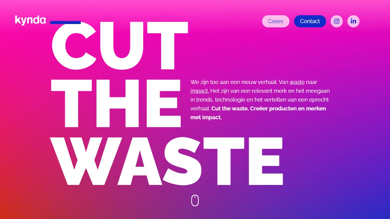 Screenshot of Kynda agency