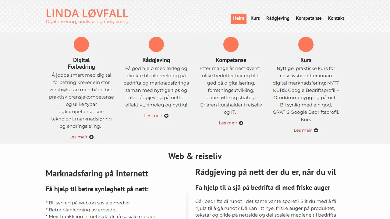 Screenshot of Løvfall digital forbedring
