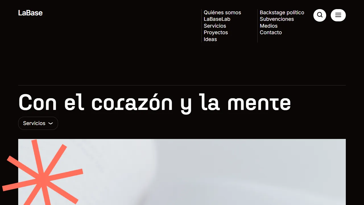 Screenshot of LaBase