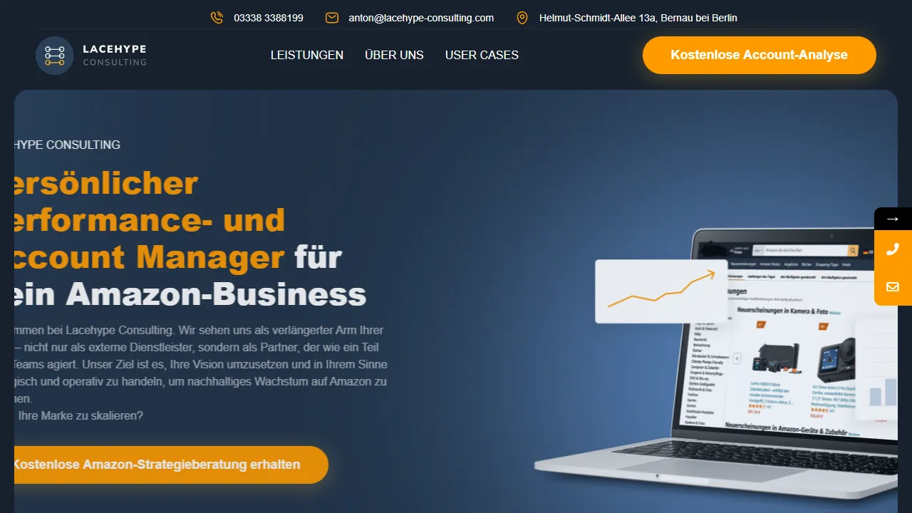 Screenshot of LACEHYPE Consulting