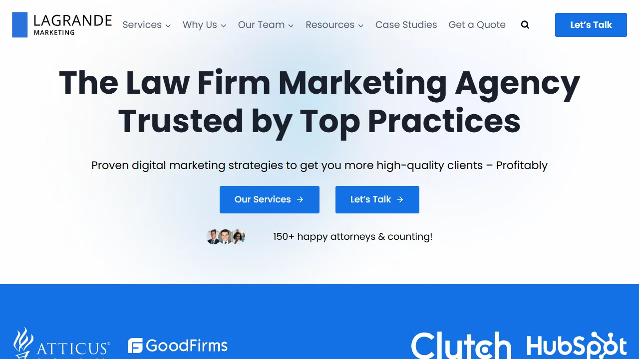 Screenshot of LaGrande Marketing