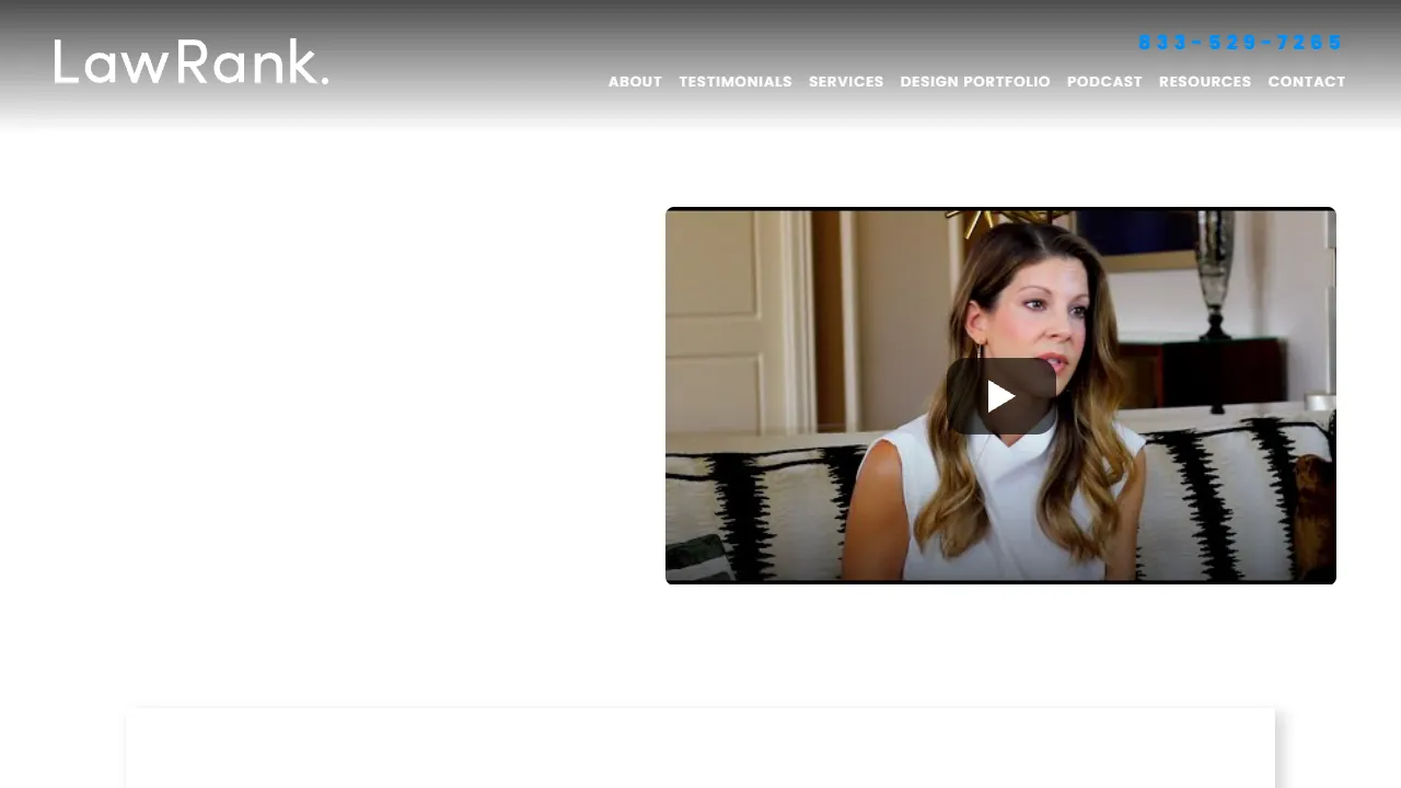 Screenshot of LawRank