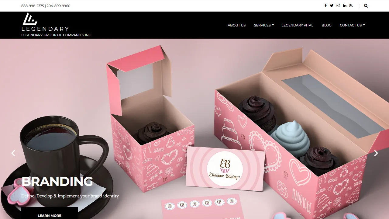 Screenshot of Legendary Group of Companies Inc