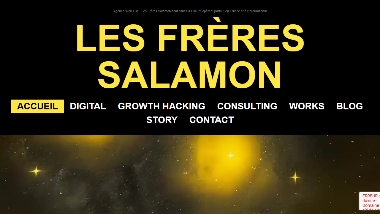 Screenshot of Les Frères Salamon