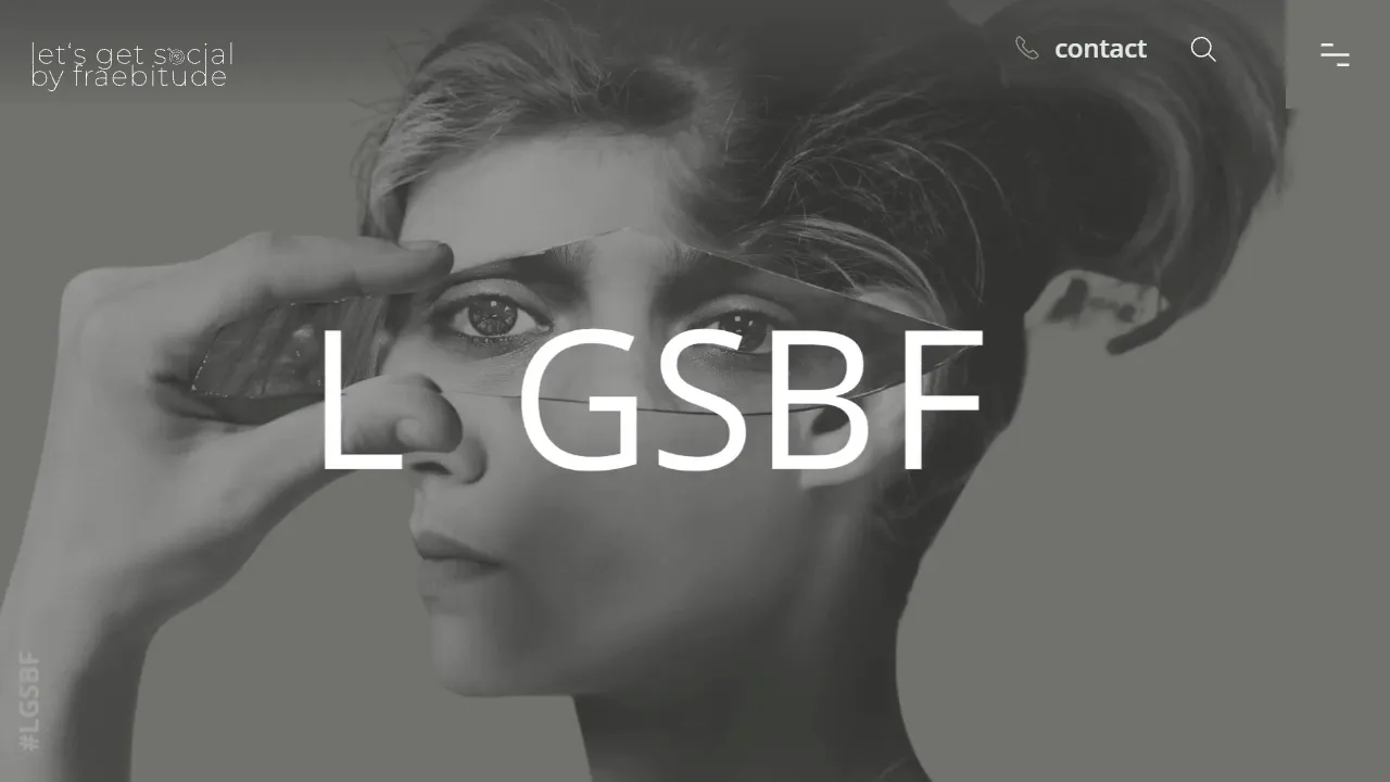 Screenshot of Let's get social by fraebitude - Online Marketing Agentur / Werbeagentur