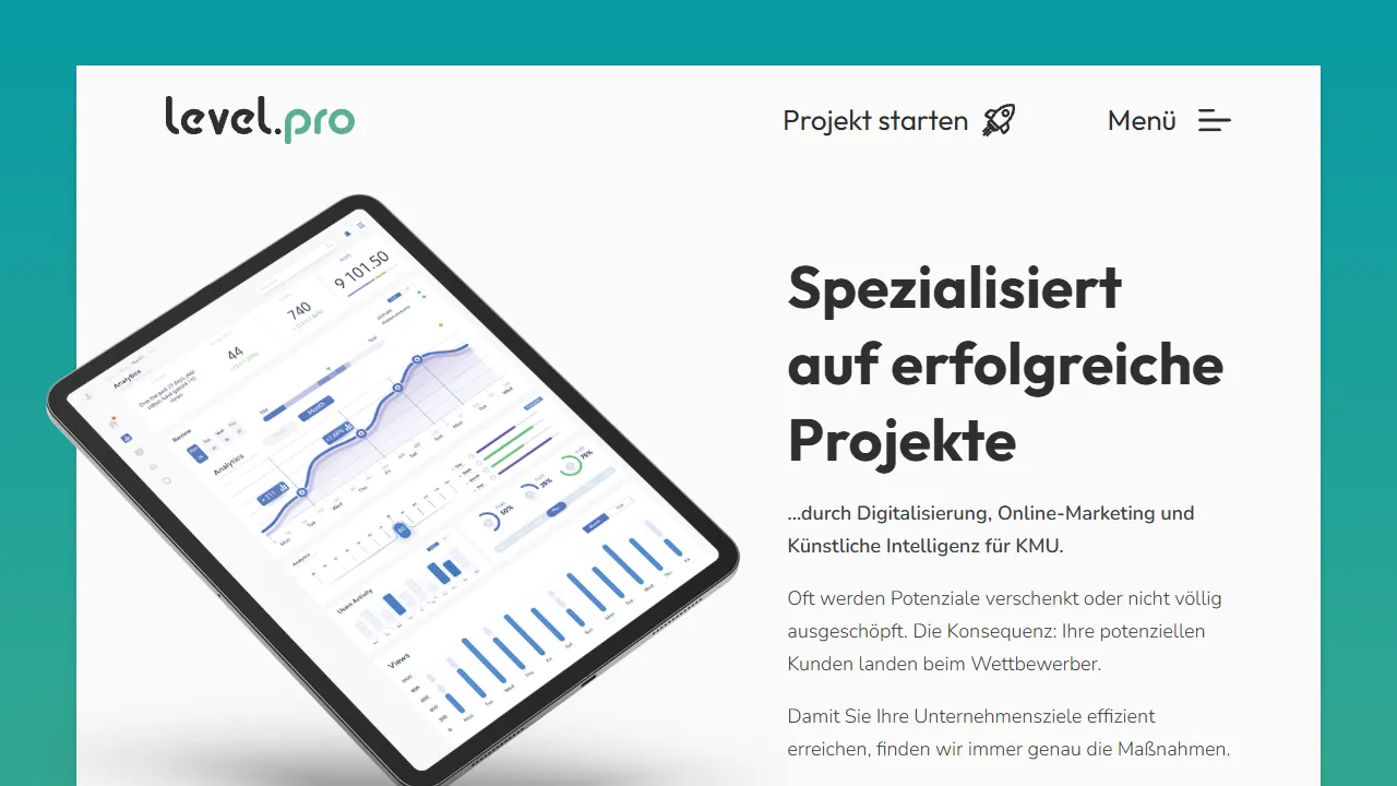 Screenshot of Level.pro
