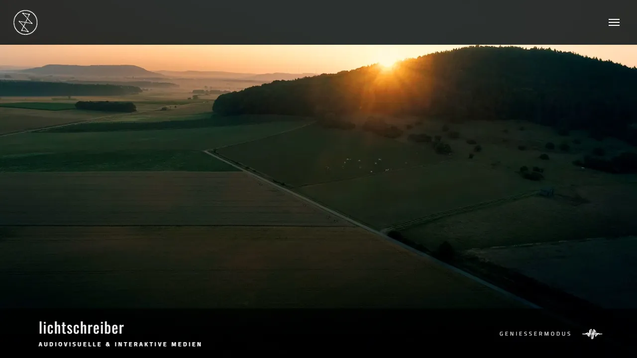 Screenshot of lichtschreiber