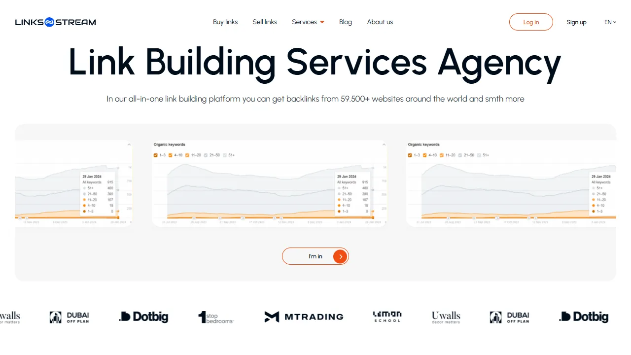 Screenshot of Links-Stream