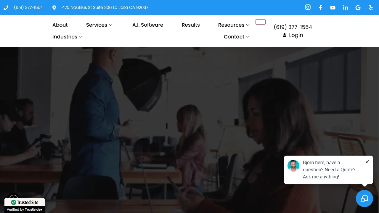 Screenshot of Lion Bear AI