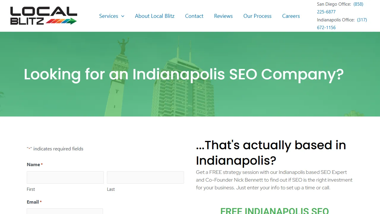 Screenshot of Local Blitz