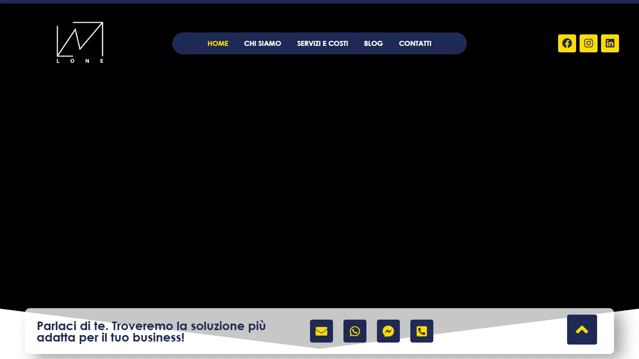 Screenshot of LONE - Social Media Manager | Roma Marketing