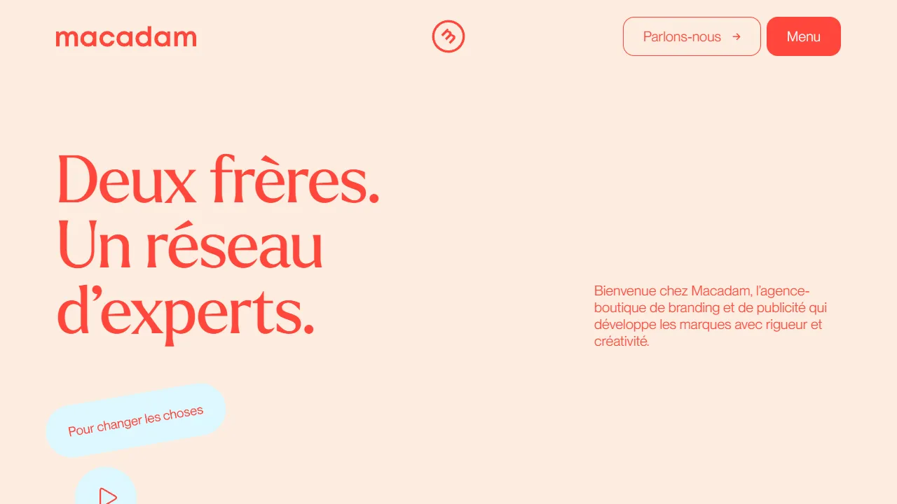 Screenshot of Macadam Marketing