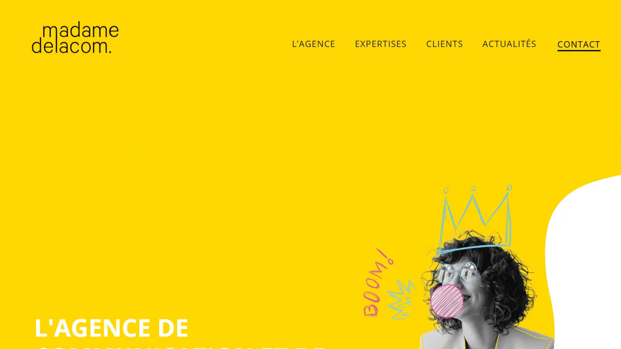 Screenshot of Madame de la Com'