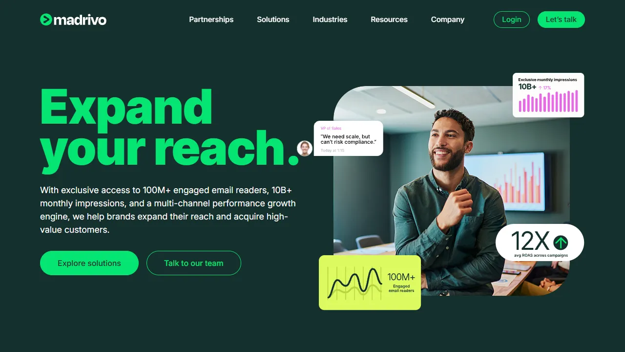 Screenshot of Madrivo