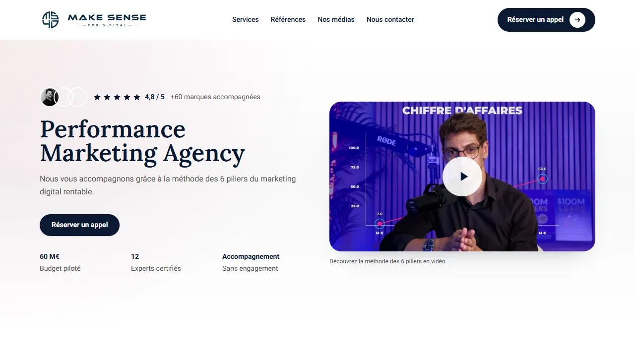 Screenshot of Make Sense For Digital - MS4D