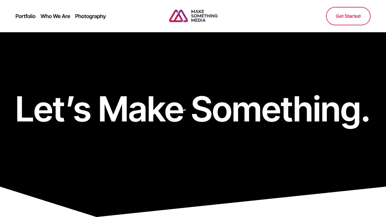 Screenshot of Make Something Media