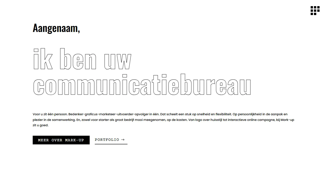 Screenshot of Mark-Up.Agency