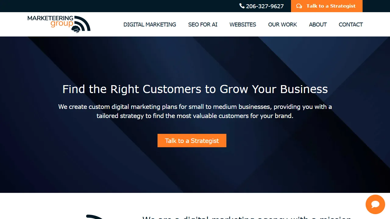 Screenshot of Marketeering Group