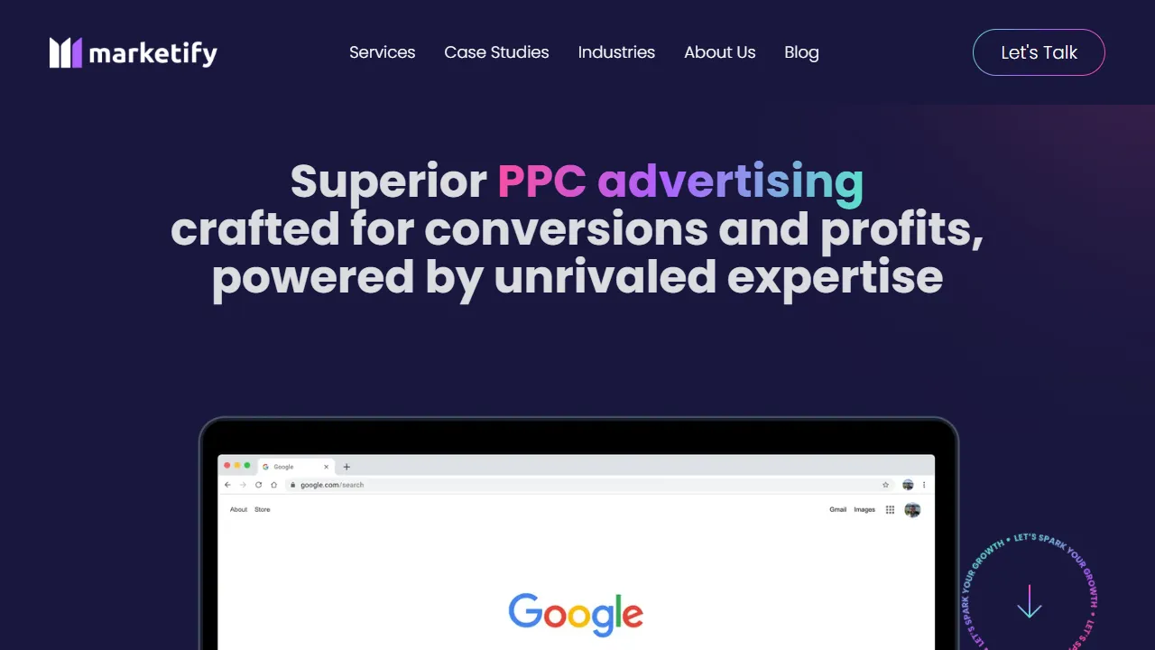 Screenshot of Marketify