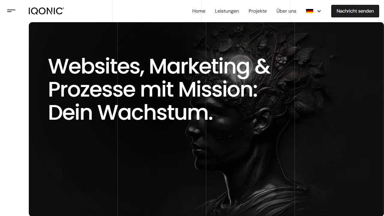 Screenshot of Marketing Agentur, Webdesign & SEO: IQONIC Werbeagentur