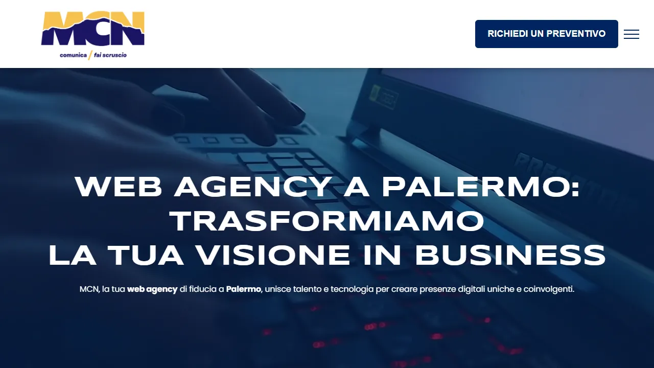 Screenshot of Marketing Communication Network Agency - MCN Agency
