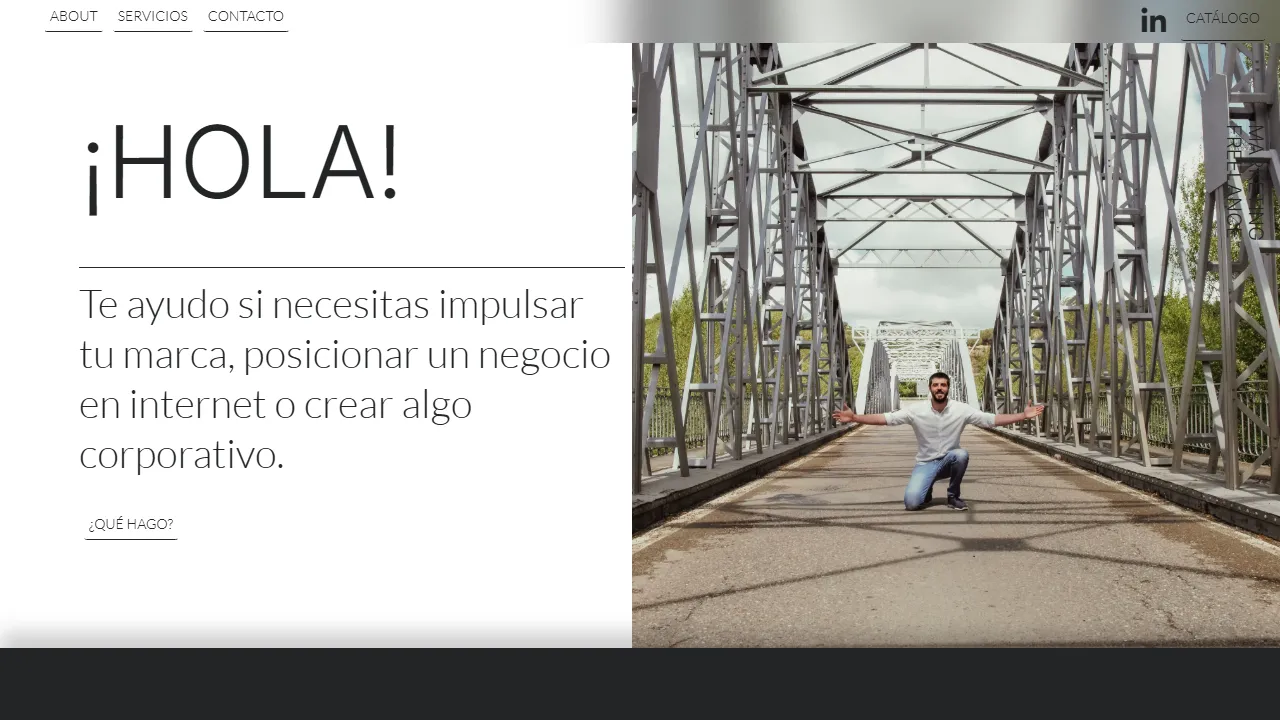 Screenshot of Marketing Freelancer Iturriaga