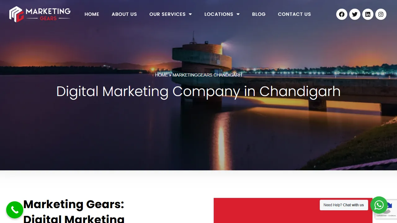 Screenshot of Marketing Gears | Best Digital Marketing Company Chandigarh | SEO | PPC Experts | Best Website Designing Company