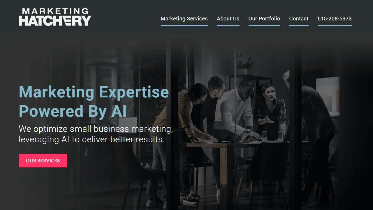 Screenshot of Marketing Hatchery - Nashville SEO Company