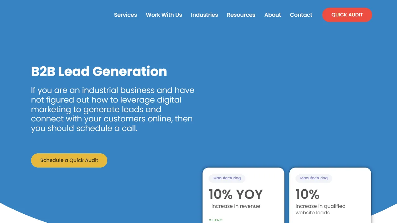 Screenshot of Marketing Refresh