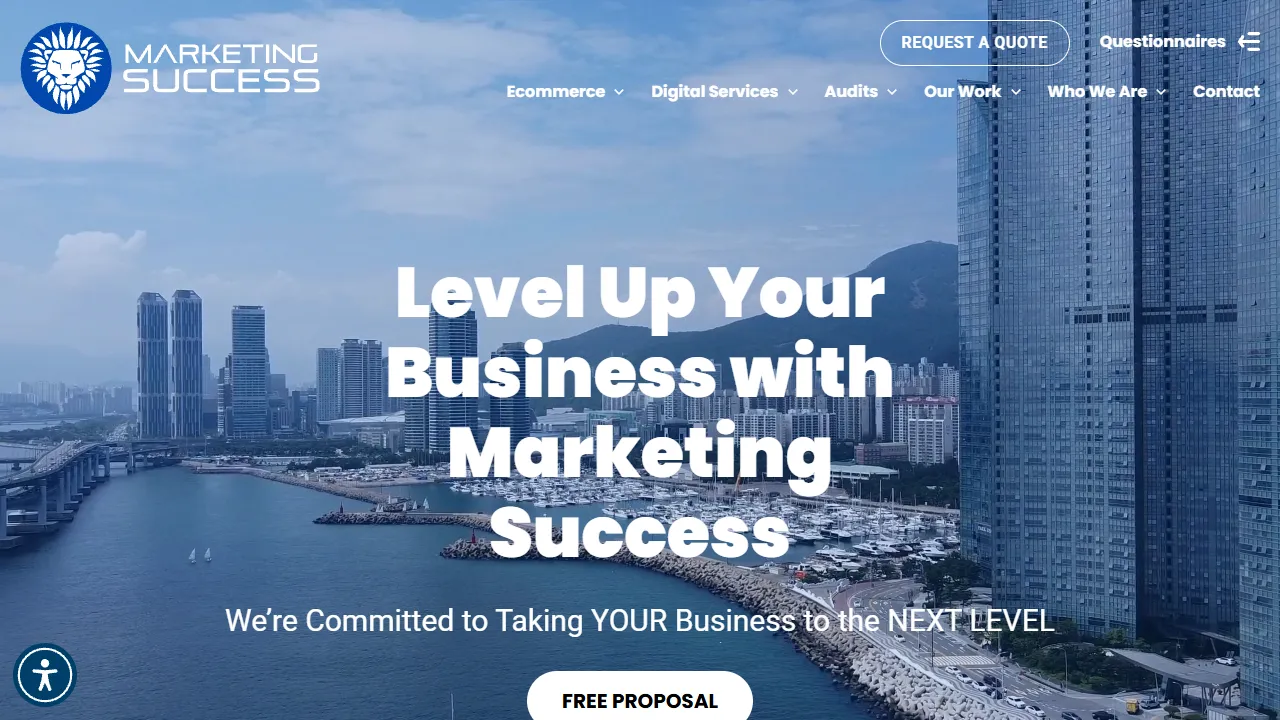Screenshot of Marketing Success, Inc.