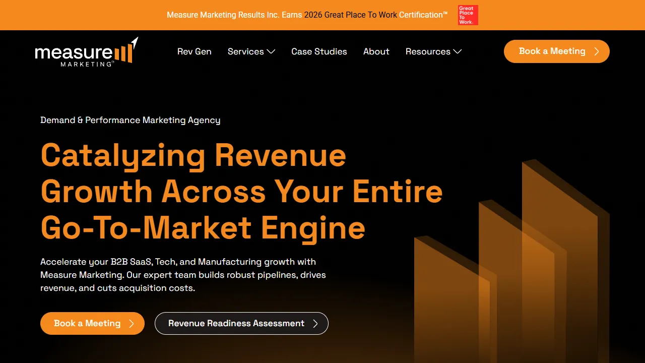 Screenshot of Measure Marketing Results Inc.