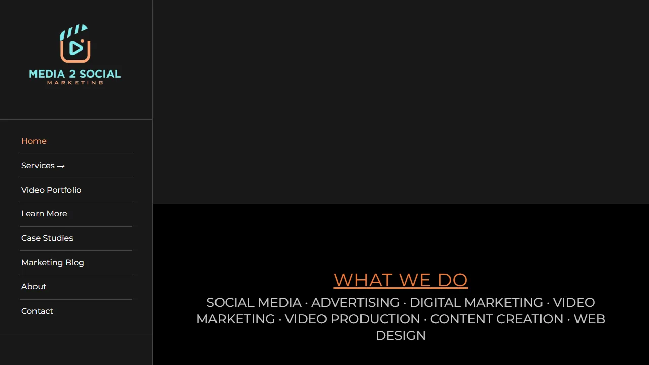 Screenshot of Media 2 Social