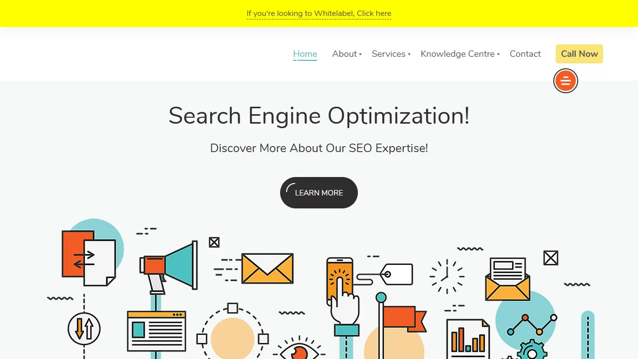 Screenshot of Metric Media