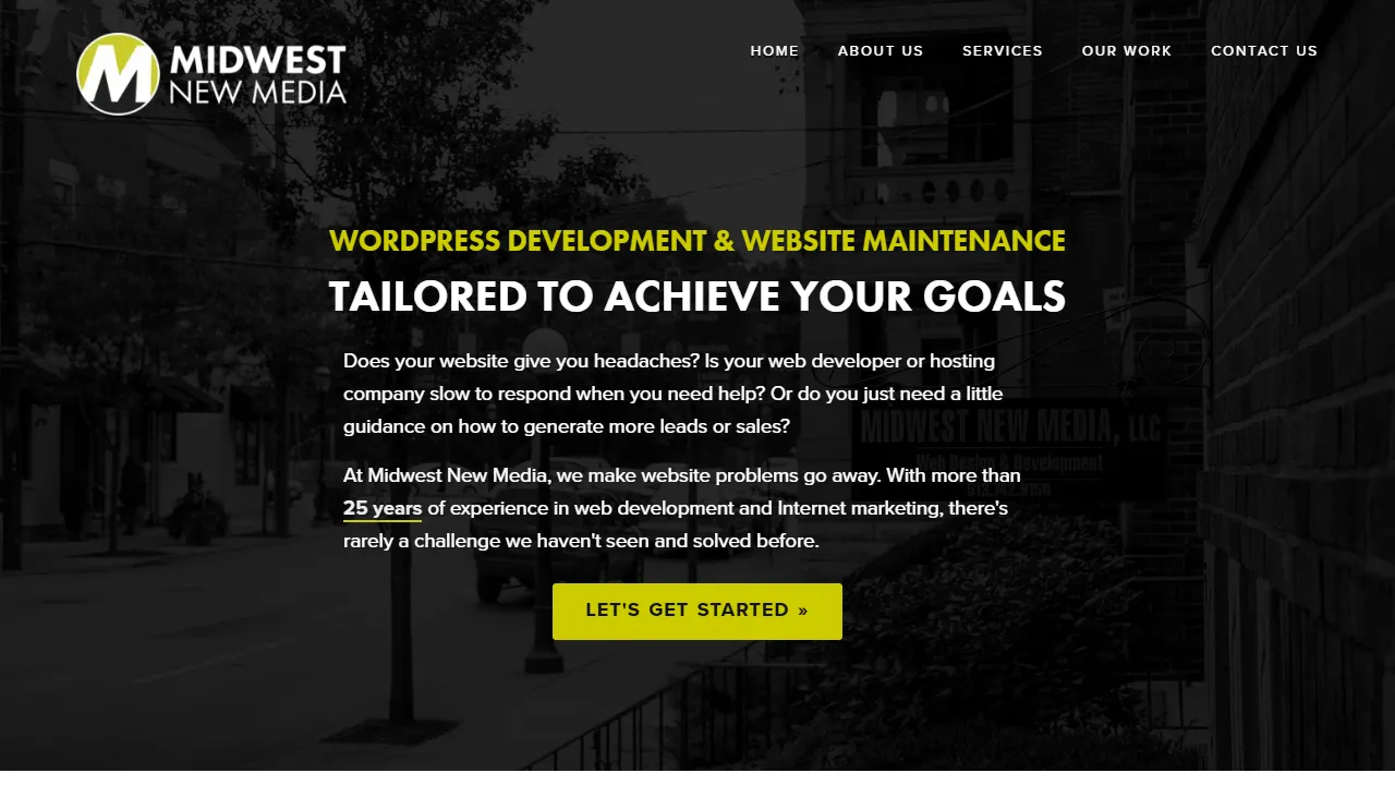 Screenshot of Midwest New Media, LLC