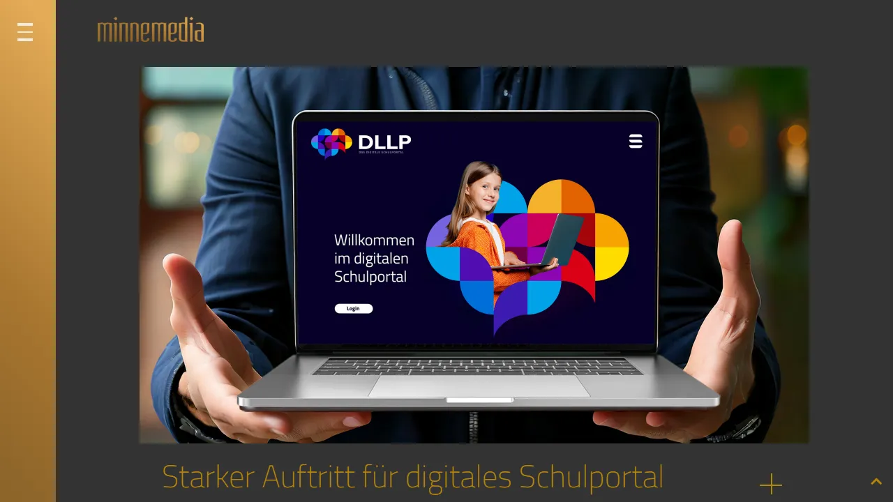 Screenshot of MinneMedia Werbeagentur