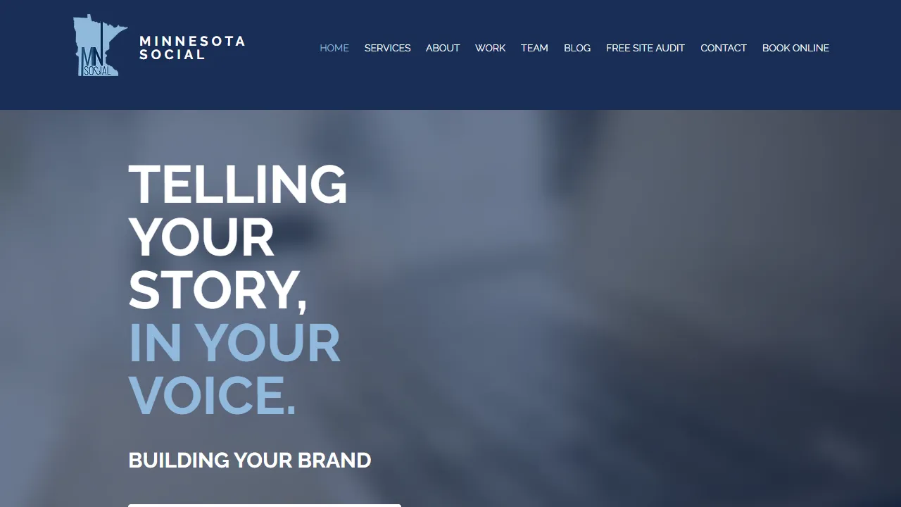 Screenshot of Minnesota Social