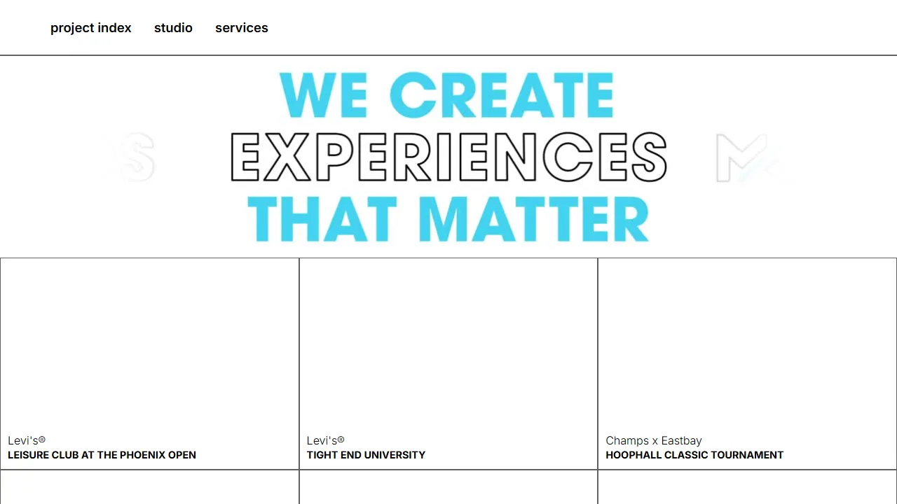 Screenshot of Moment Creative