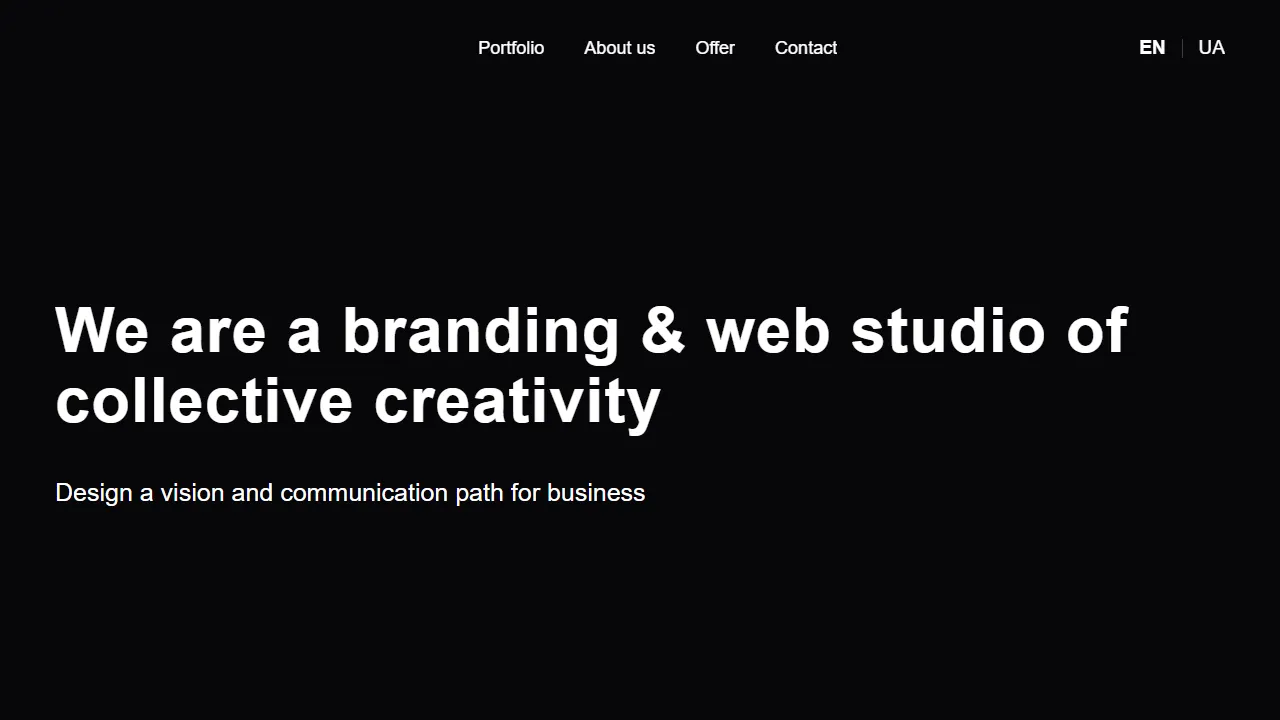 Screenshot of MOON Studio → projektowanie graficzne | logo | strony internetowe | branding | strategy SoMa 🌛✨