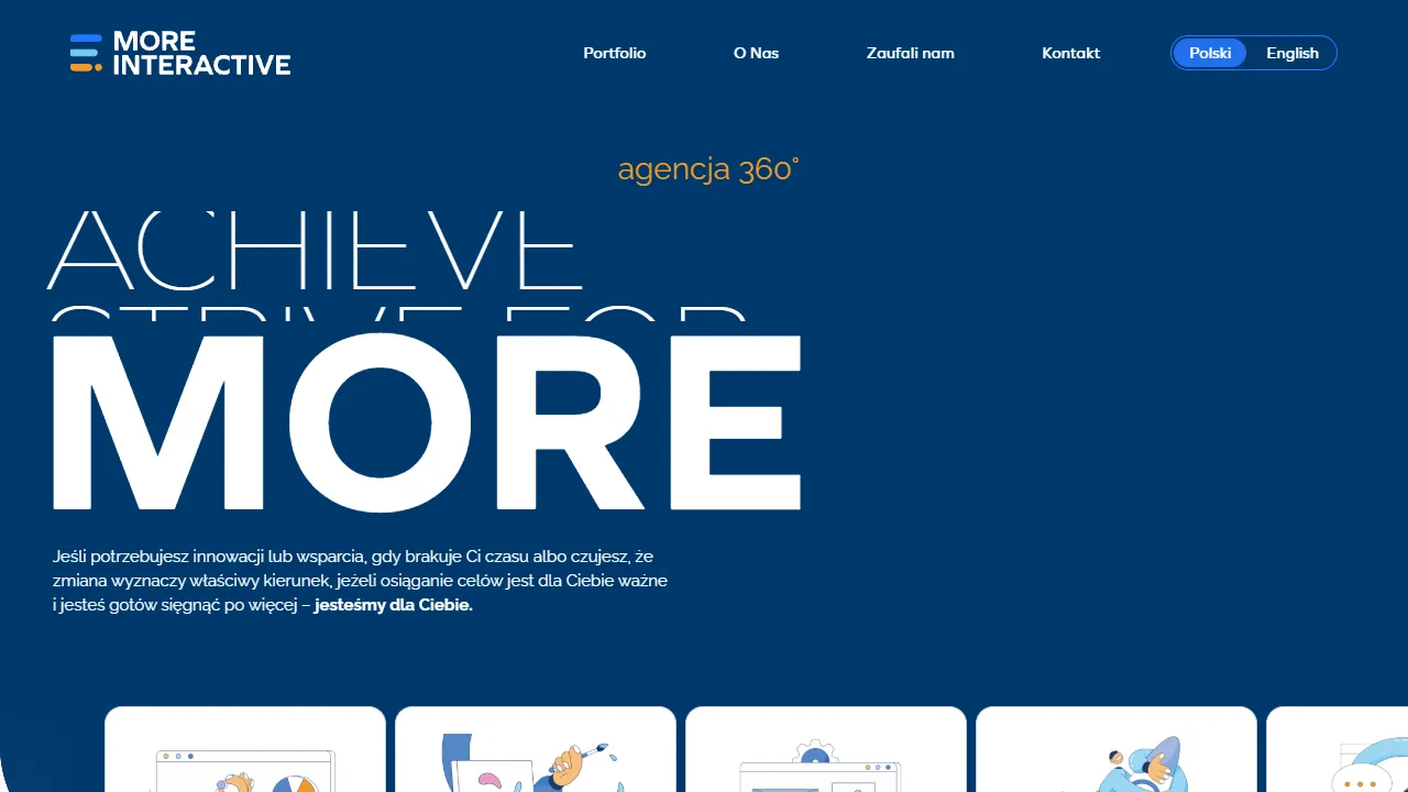 Screenshot of MORE Interactive