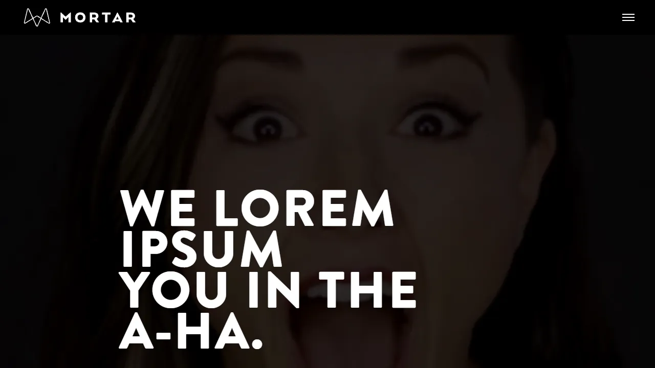 Screenshot of Mortar Advertising