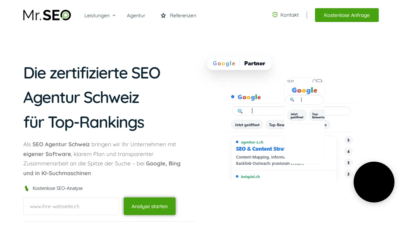 Screenshot of Mr. SEO