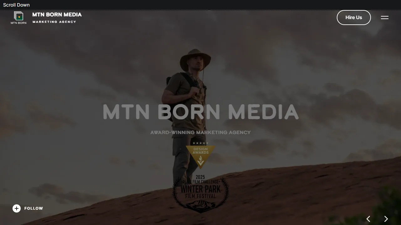 Screenshot of MTN Born Media