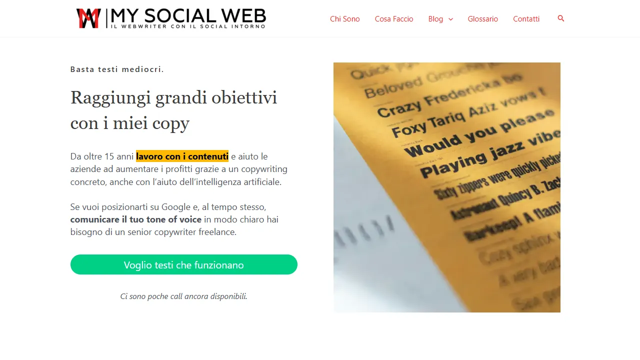 Screenshot of My Social Web