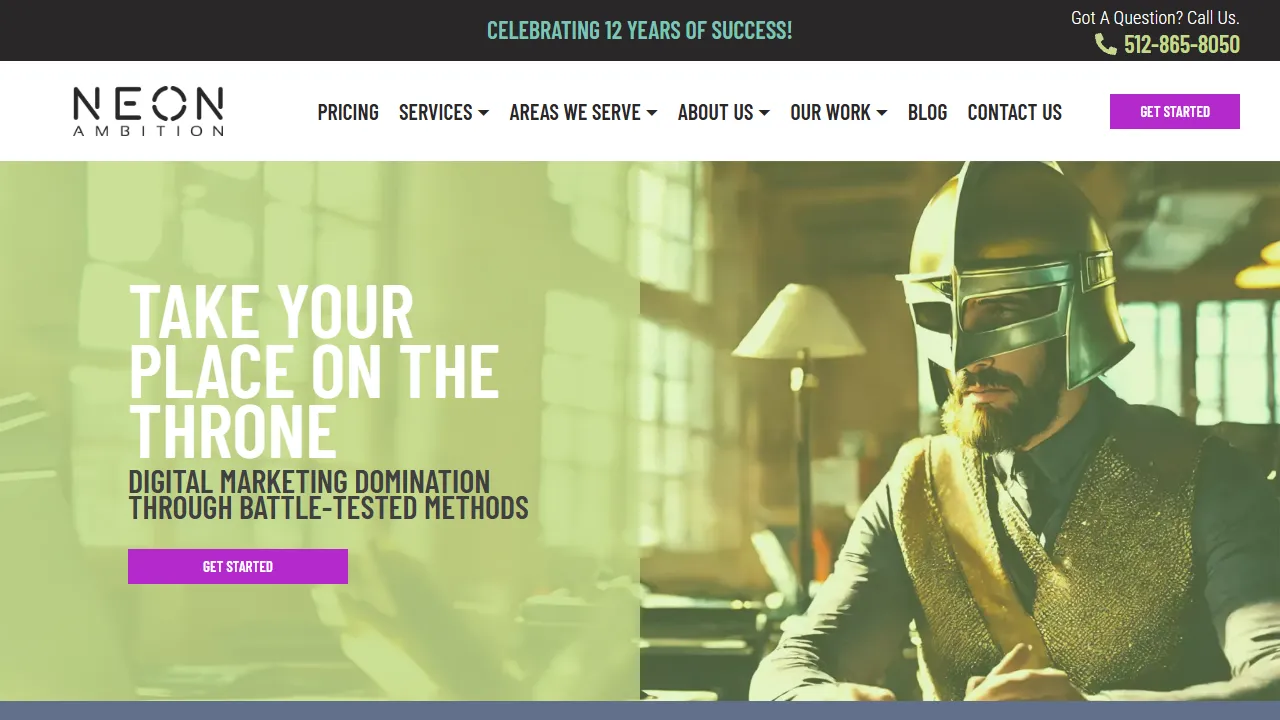 Screenshot of Neon Ambition