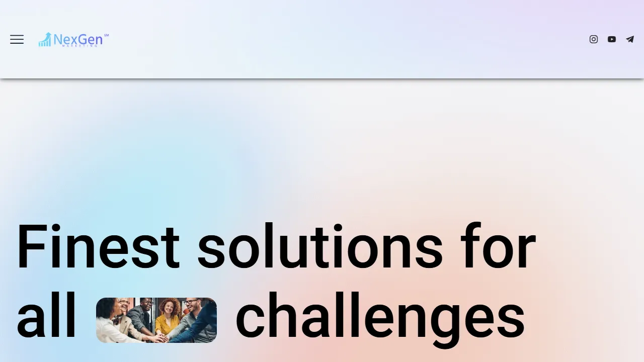 Screenshot of NexGen Marketing Agency