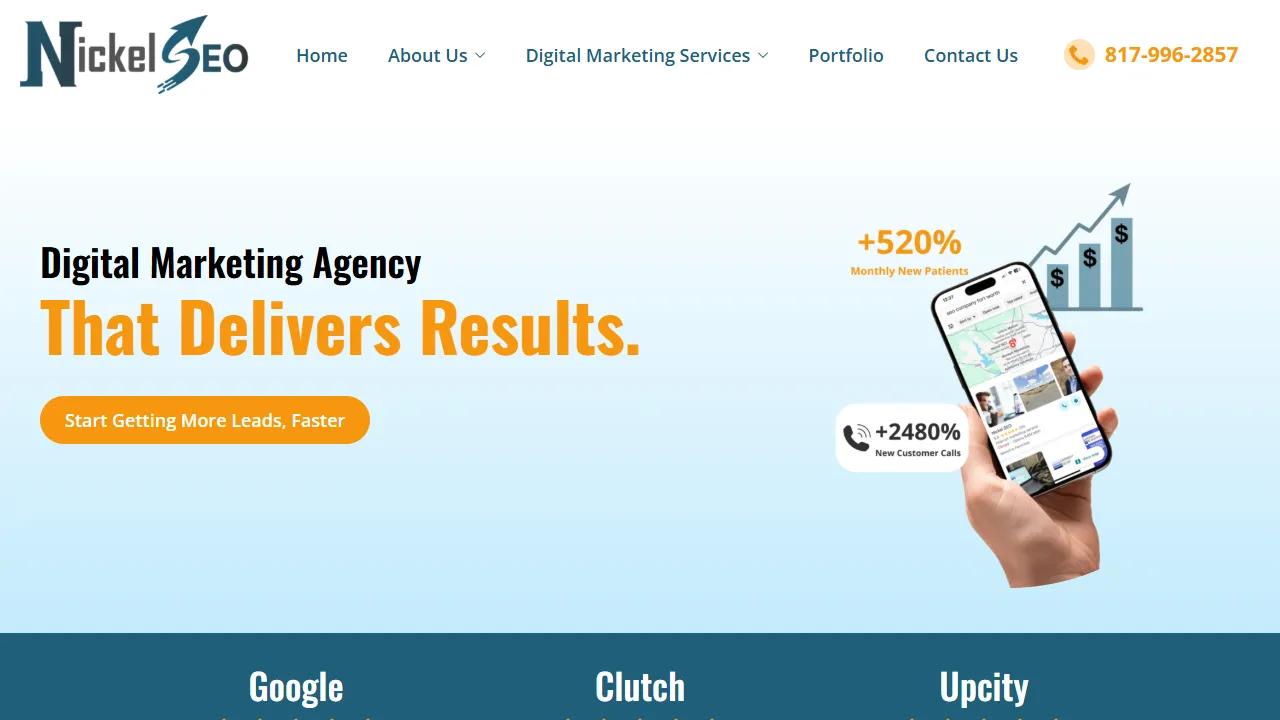 Screenshot of Nickel SEO