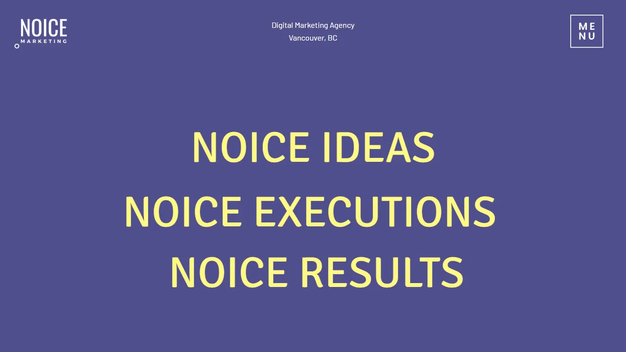 Screenshot of Noice Marketing