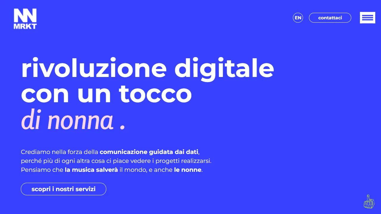 Screenshot of Nonna Marketing